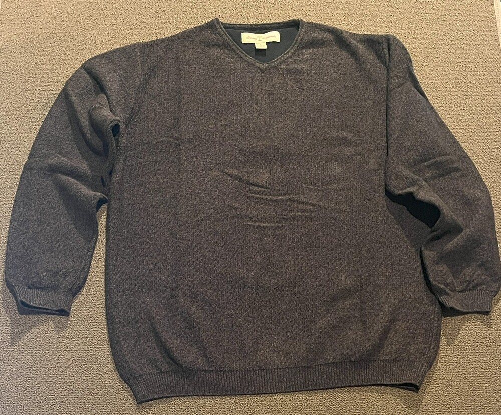 Tommy Bahama Black & Brown pullover Size S